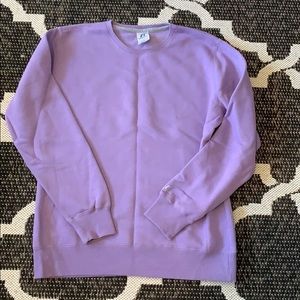 Crew neck sweatshirt